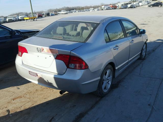 1HGFA16547L058882 - 2007 HONDA CIVIC LX SILVER photo 4