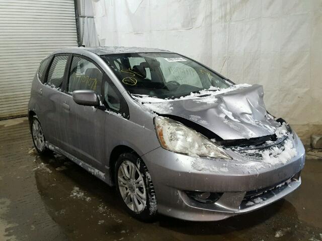 JHMGE88409S003258 - 2009 HONDA FIT SPORT GRAY photo 1