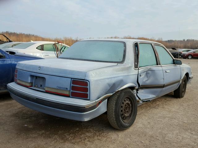 1G3AL54N5N6352011 - 1992 OLDSMOBILE CUTLASS CI BLUE photo 4
