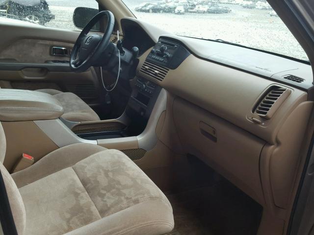 2HKYF18433H542988 - 2003 HONDA PILOT EX GOLD photo 5