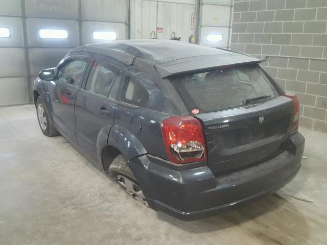 1B3HB28B07D577016 - 2007 DODGE CALIBER GRAY photo 3