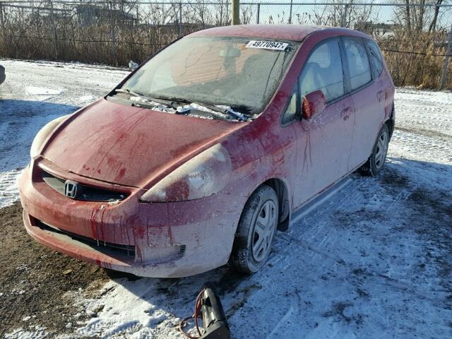 JHMGD37457S818351 - 2007 HONDA FIT RED photo 2