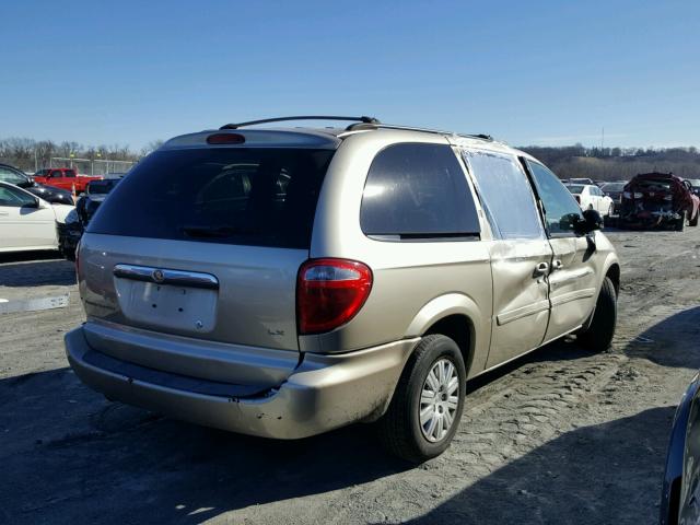 2A4GP44R87R343420 - 2007 CHRYSLER TOWN & COU TAN photo 4