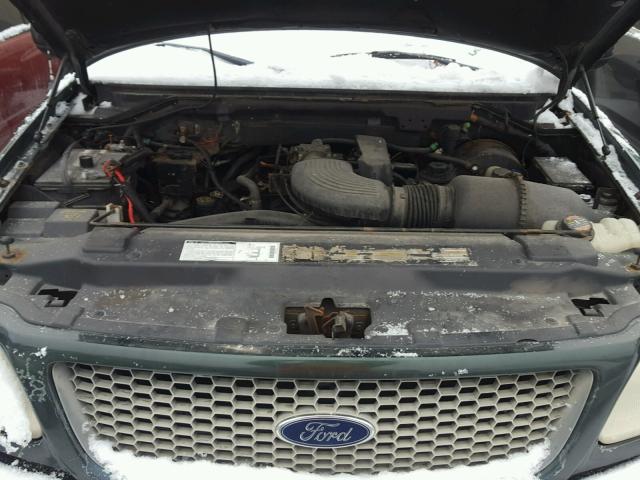 2FTRX18L21CA00955 - 2001 FORD F150 GREEN photo 7