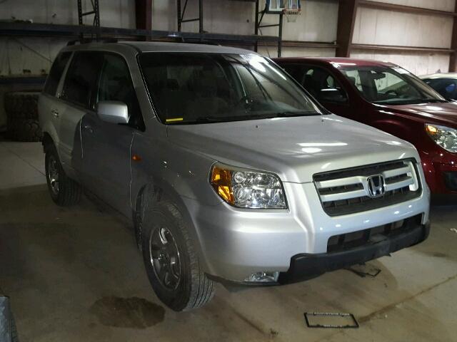 5FNYF28478B018870 - 2008 HONDA PILOT EX SILVER photo 1