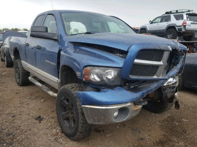 3D7KU28D13G767037 - 2003 DODGE RAM 2500 S ლურჯი ფოტო 1
