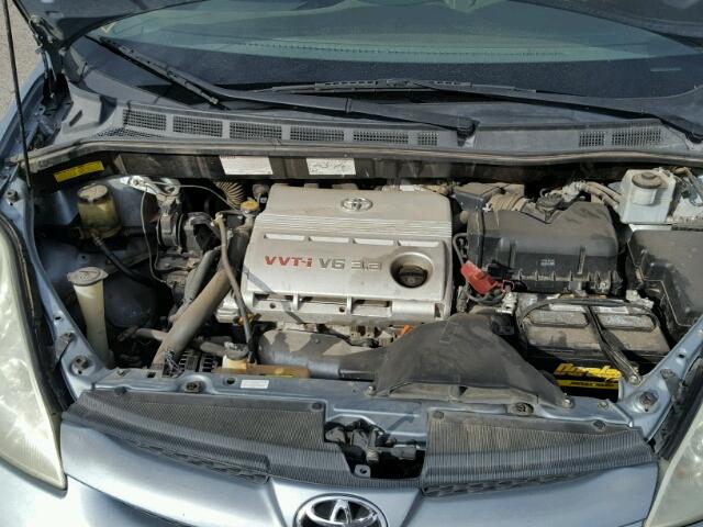 5TDZA23C16S544406 - 2006 TOYOTA SIENNA CE BLUE photo 7