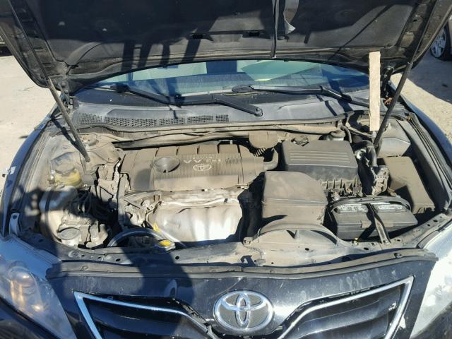 4T4BF3EK1AR016495 - 2010 TOYOTA CAMRY BASE BLACK photo 7