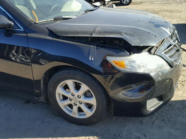 4T4BF3EK1AR016495 - 2010 TOYOTA CAMRY BASE BLACK photo 9