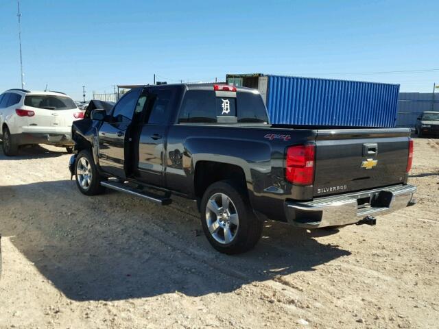 1GCVKREC8FZ162843 - 2015 CHEVROLET SILVERADO BLACK photo 3