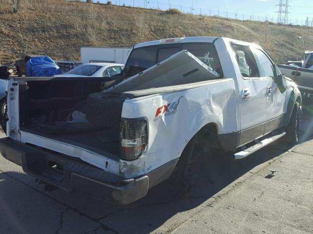 1FTPW14544KC52286 - 2004 FORD F150 SUPER WHITE photo 4