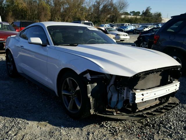 1FA6P8AM0G5222224 - 2016 FORD MUSTANG WHITE photo 1