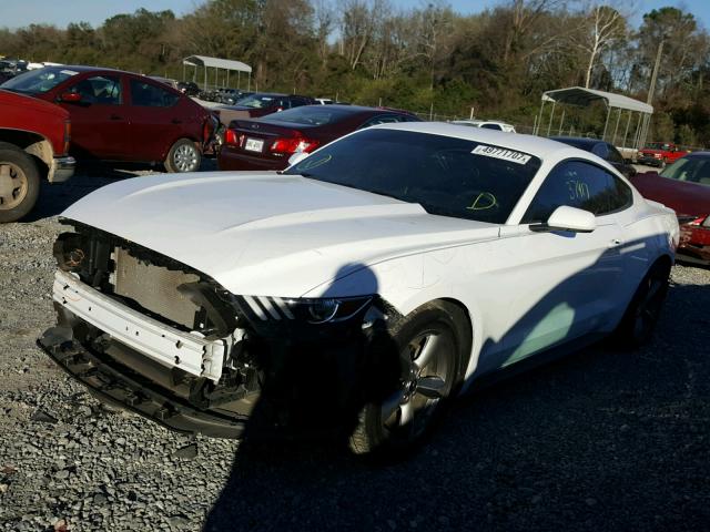 1FA6P8AM0G5222224 - 2016 FORD MUSTANG WHITE photo 2