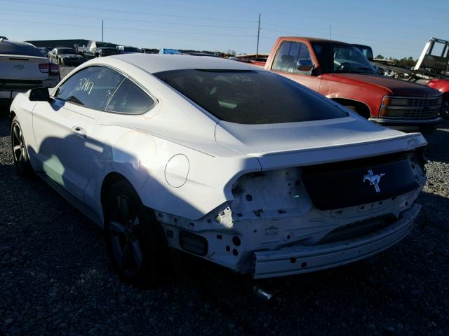 1FA6P8AM0G5222224 - 2016 FORD MUSTANG WHITE photo 3