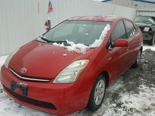 JTDKB20U183316227 - 2008 TOYOTA PRIUS RED photo 2