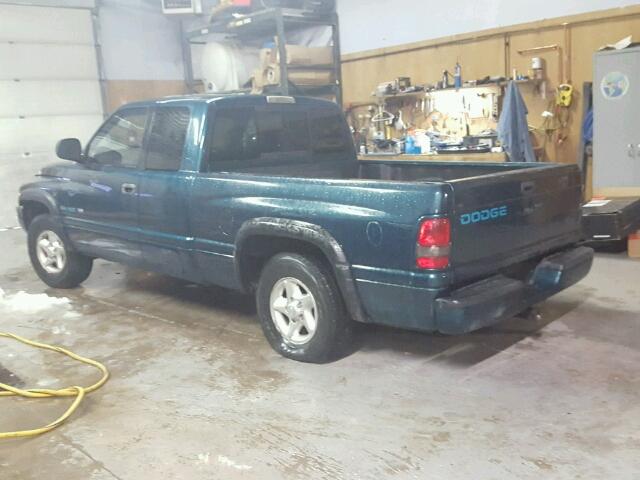 3B7HC13Y4WG209649 - 1998 DODGE RAM 1500 GREEN photo 3