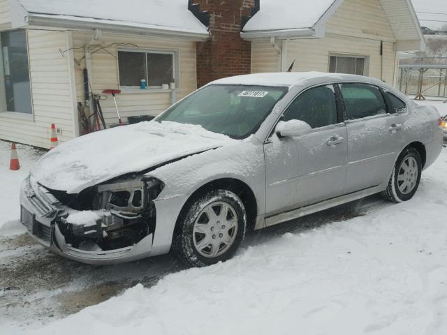 2G1WA5EK3A1147460 - 2010 CHEVROLET IMPALA LS SILVER photo 2