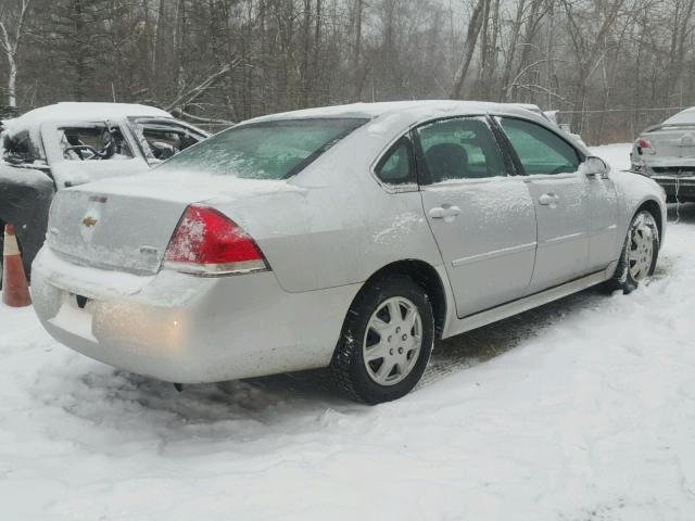 2G1WA5EK3A1147460 - 2010 CHEVROLET IMPALA LS SILVER photo 4