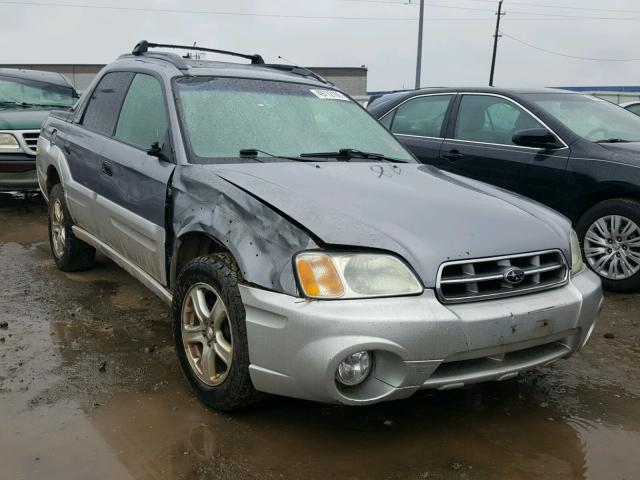 4S4BT62C946100588 - 2004 SUBARU BAJA SPORT GRAY photo 1