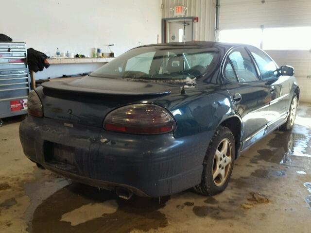 1G2WP52K7VF275682 - 1997 PONTIAC GRAND PRIX GREEN photo 4