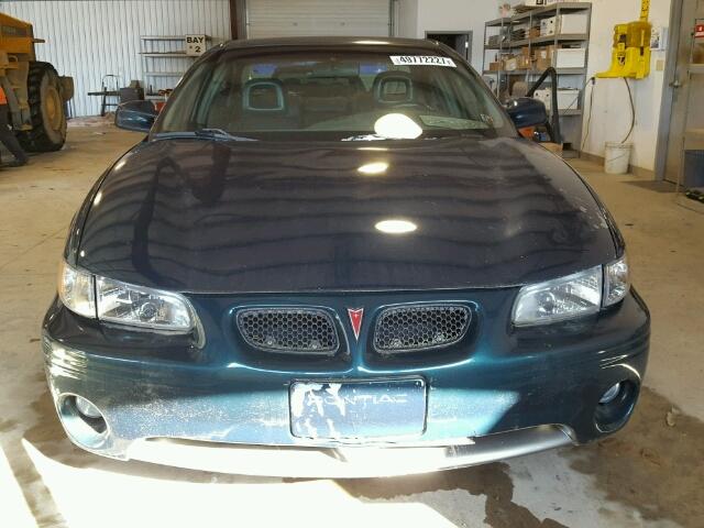1G2WP52K7VF275682 - 1997 PONTIAC GRAND PRIX GREEN photo 9