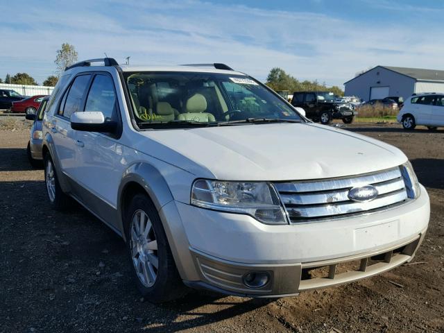 1FMDK08W88GA26218 - 2008 FORD TAURUS X E WHITE photo 1