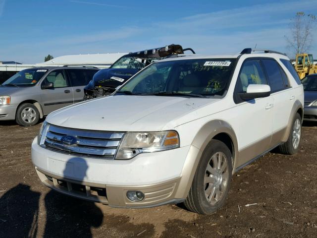 1FMDK08W88GA26218 - 2008 FORD TAURUS X E WHITE photo 2