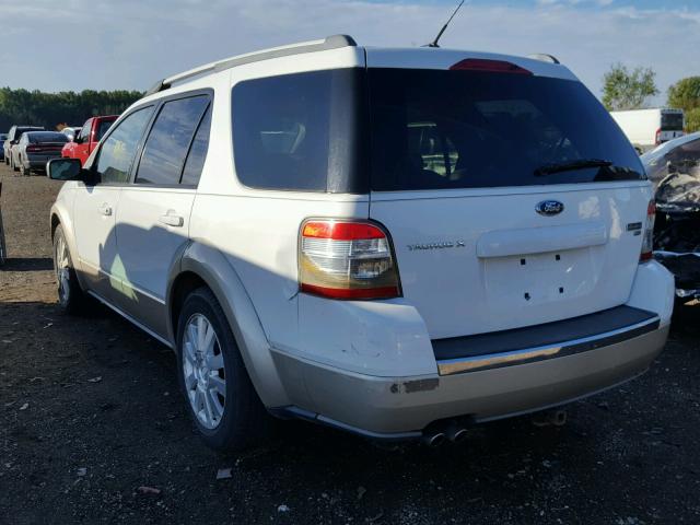 1FMDK08W88GA26218 - 2008 FORD TAURUS X E WHITE photo 3