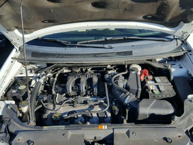 1FMDK08W88GA26218 - 2008 FORD TAURUS X E WHITE photo 7