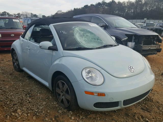 3VWRF31Y16M332382 - 2006 VOLKSWAGEN NEW BEETLE BLUE photo 1