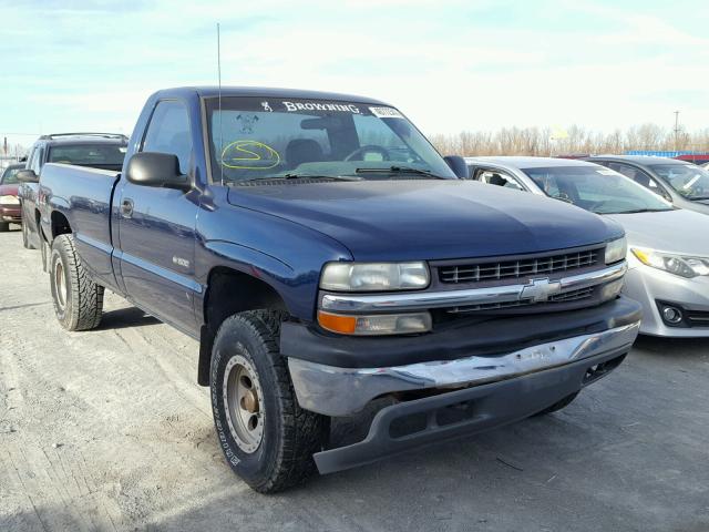 1GCEK14T6XE121607 - 1999 CHEVROLET SILVERADO BLUE photo 1