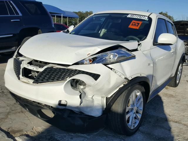 JN8AF5MR4DT224079 - 2013 NISSAN JUKE S WHITE photo 2