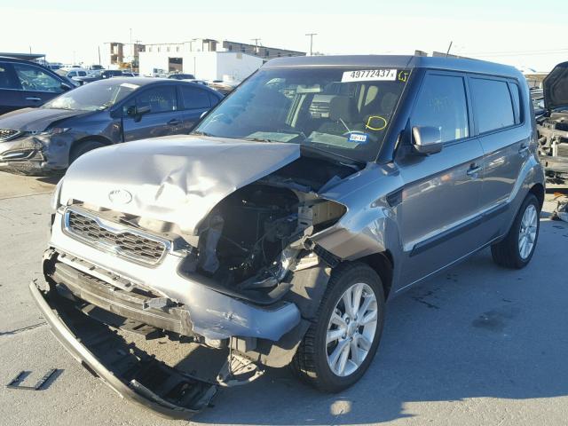 KNDJT2A67C7386762 - 2012 KIA SOUL + SILVER photo 2