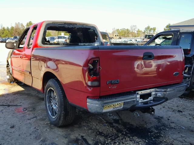 1FTRX17W3YNA62588 - 2000 FORD F150 RED photo 3