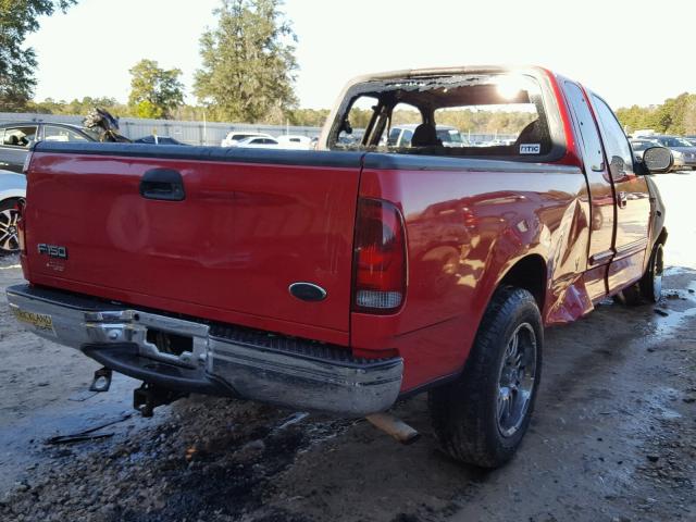 1FTRX17W3YNA62588 - 2000 FORD F150 RED photo 4