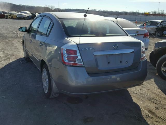 3N1AB6AP0AL714408 - 2010 NISSAN SENTRA 2.0 SILVER photo 3