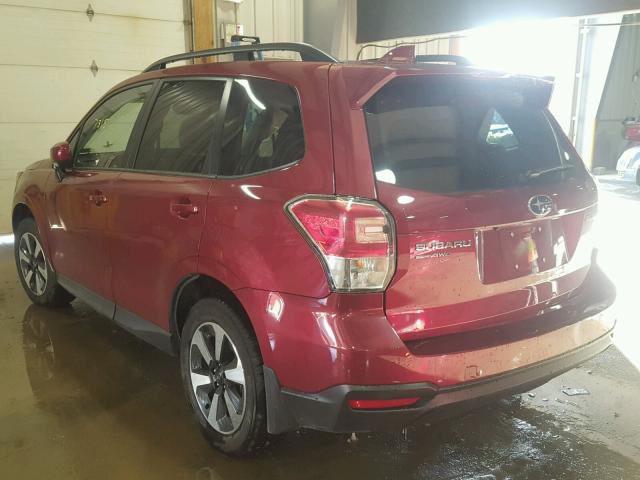 JF2SJAEC2HH451296 - 2017 SUBARU FORESTER 2 BURGUNDY photo 3
