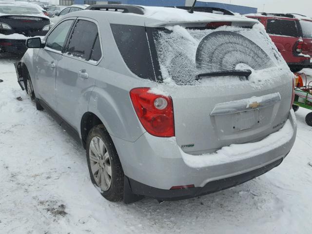 2GNALDEK5C1132734 - 2012 CHEVROLET EQUINOX LT SILVER photo 3