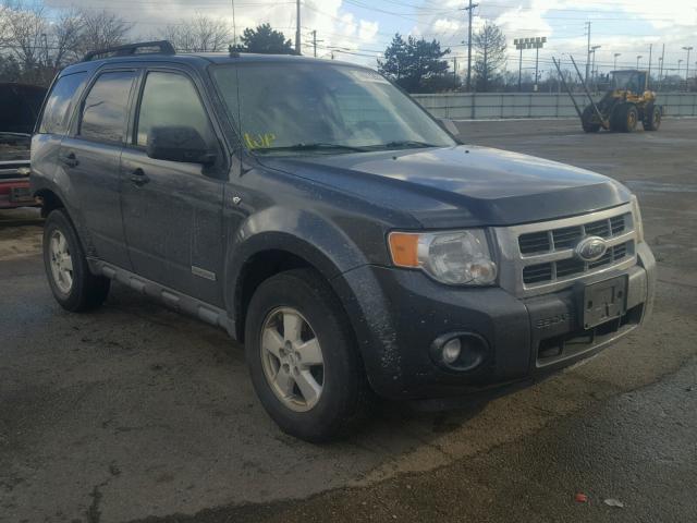 1FMCU03148KB11006 - 2008 FORD ESCAPE XLT GRAY photo 1