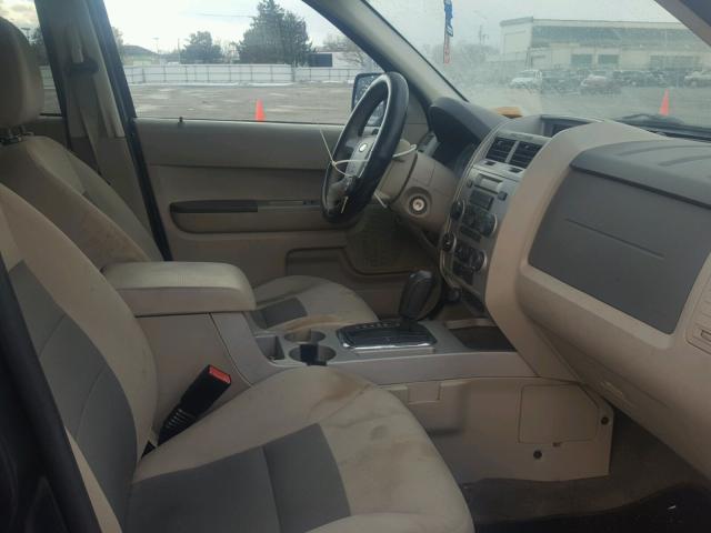 1FMCU03148KB11006 - 2008 FORD ESCAPE XLT GRAY photo 5