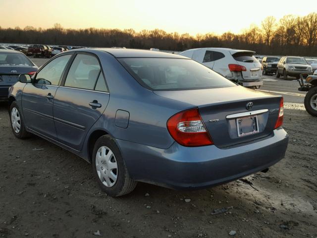 4T1BE32K93U769065 - 2003 TOYOTA CAMRY LE BLUE photo 3