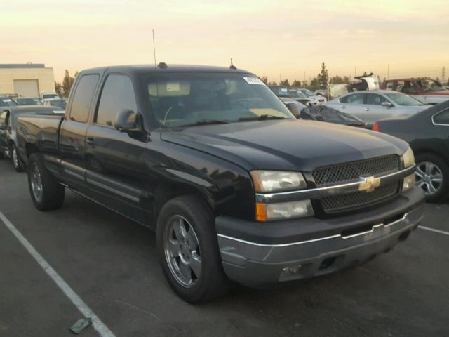 2GCEC19TX51250910 - 2005 CHEVROLET SILVERADO BLACK photo 1