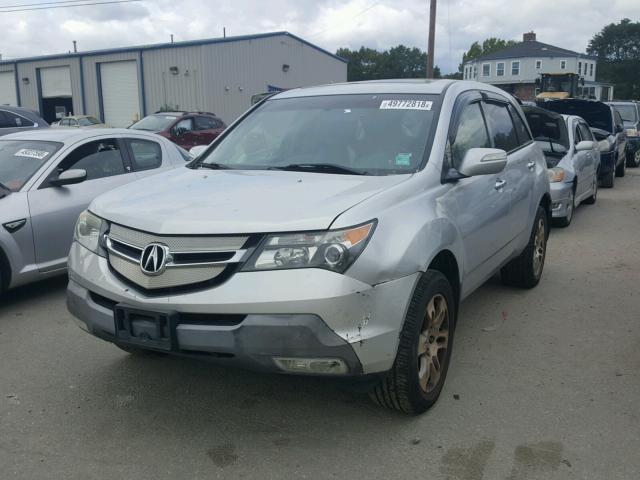 2HNYD28327H504051 - 2007 ACURA MDX TECHNO SILVER photo 2