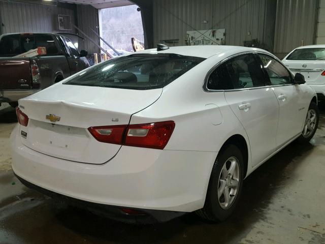 1G1ZB5ST4GF215290 - 2016 CHEVROLET MALIBU LS WHITE photo 4