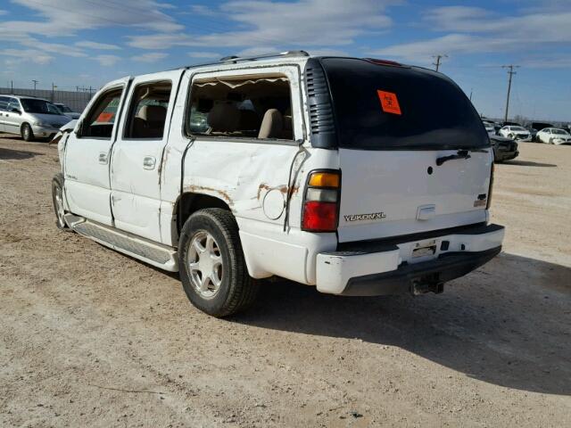 1GKFK66U15J178863 - 2005 GMC YUKON XL D WHITE photo 3