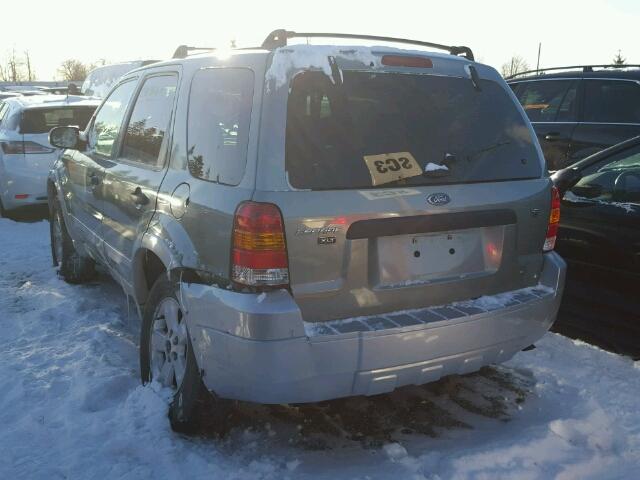 1FMYU03147KA26719 - 2007 FORD ESCAPE XLT GRAY photo 3