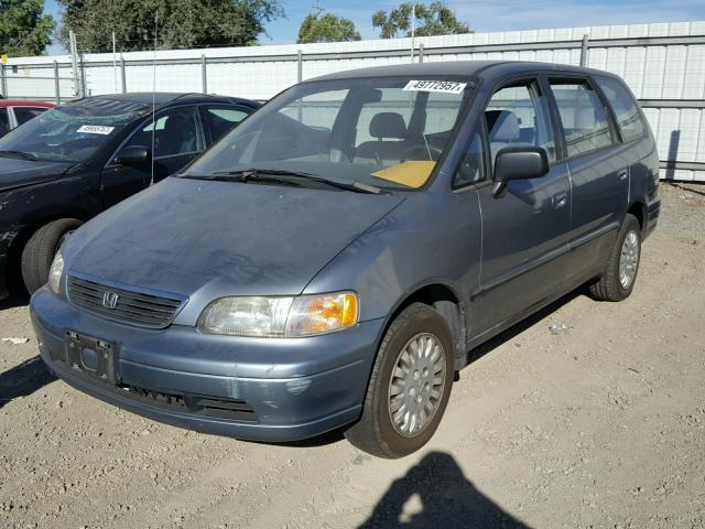 JHMRA186XSC028388 - 1995 HONDA ODYSSEY LX BLUE photo 2