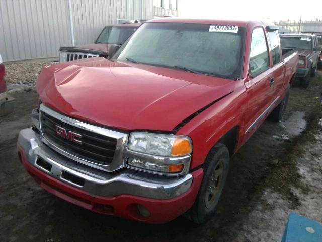 2GTEK19T731410077 - 2003 GMC NEW SIERRA RED photo 2