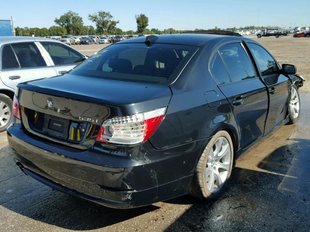 WBANW13598CZ78392 - 2008 BMW 535 I BLACK photo 4