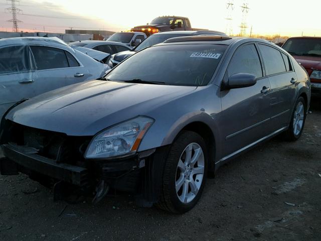 1N4BA41E57C842970 - 2007 NISSAN MAXIMA SE GRAY photo 2